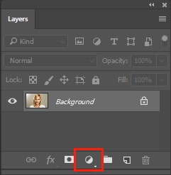 Adjustment Layer of Saturation & Hue