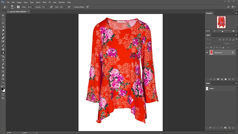 Finishing Up Ghost Mannequin in Photoshop