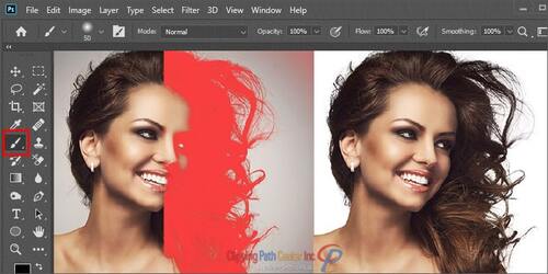 Image Masking With Brush Tool