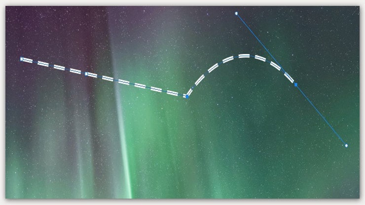 Customize the dotted lines