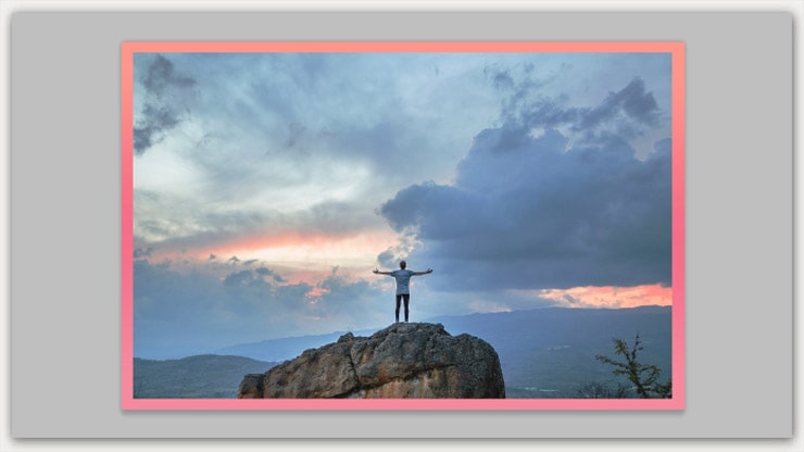 How to Add a Gradient outline