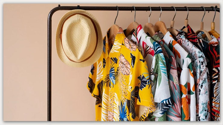 Capture by hanging clothing photography