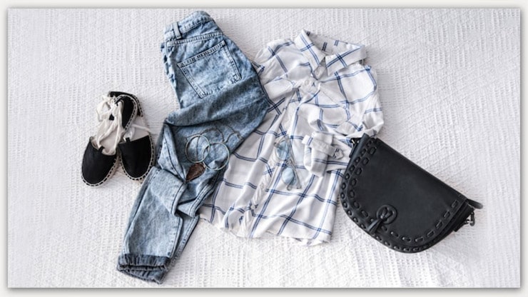 Flat Lay Clothing Photography Ideas