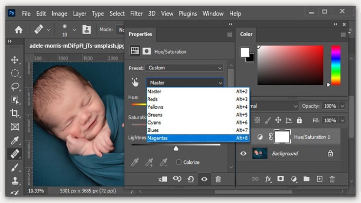 Newborn Photo Editing