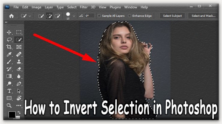 Photoshop Invert Colors Photo Effect