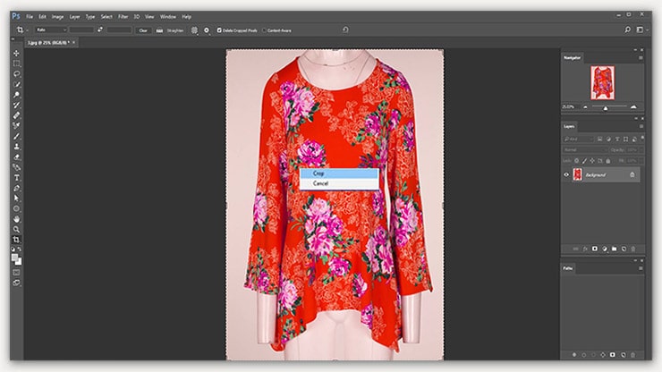Open the Image in Photoshop