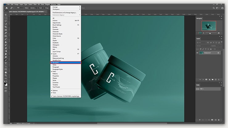 Enable the Navigator Panel