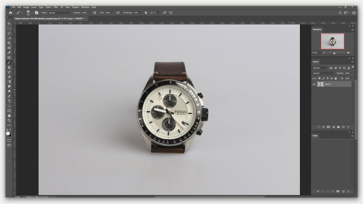 Make Background Transparent with Magic Wand Tool