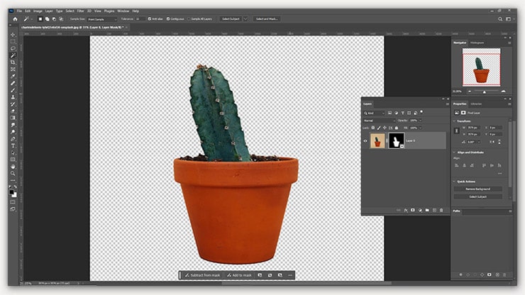 create a transparent background