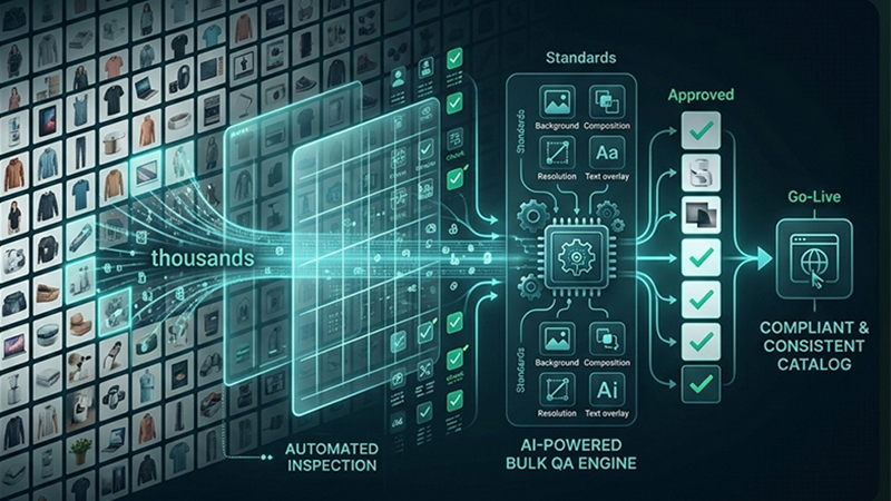 Bulk quality assurance for large e-commerce catalogs