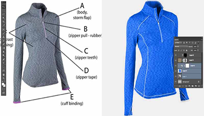 Colour correction service — product colour matched to the physical item