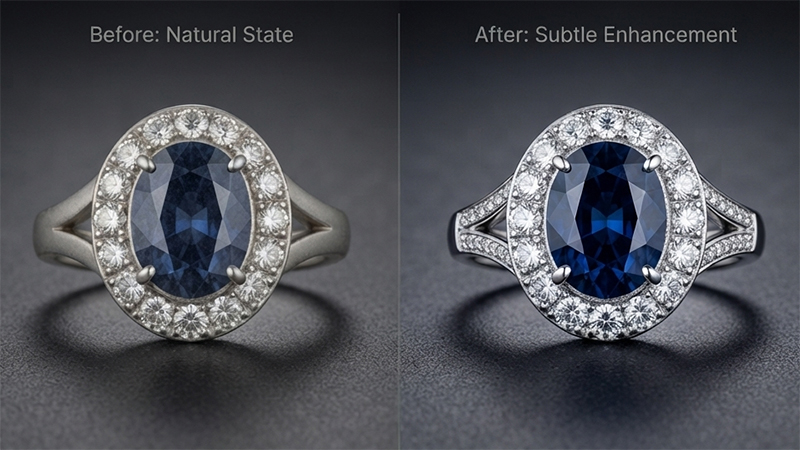 Enhancing gemstones and metals in Photoshop