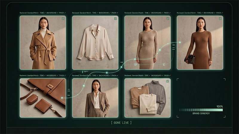 Ensuring collection consistency across apparel