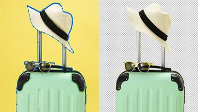 Hats and bags image editing service — structure and leather texture restored