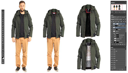 Image manipulation service — elements composited into a single product scene