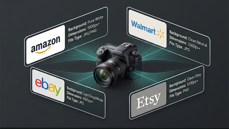Marketplace image specifications compared across four platforms