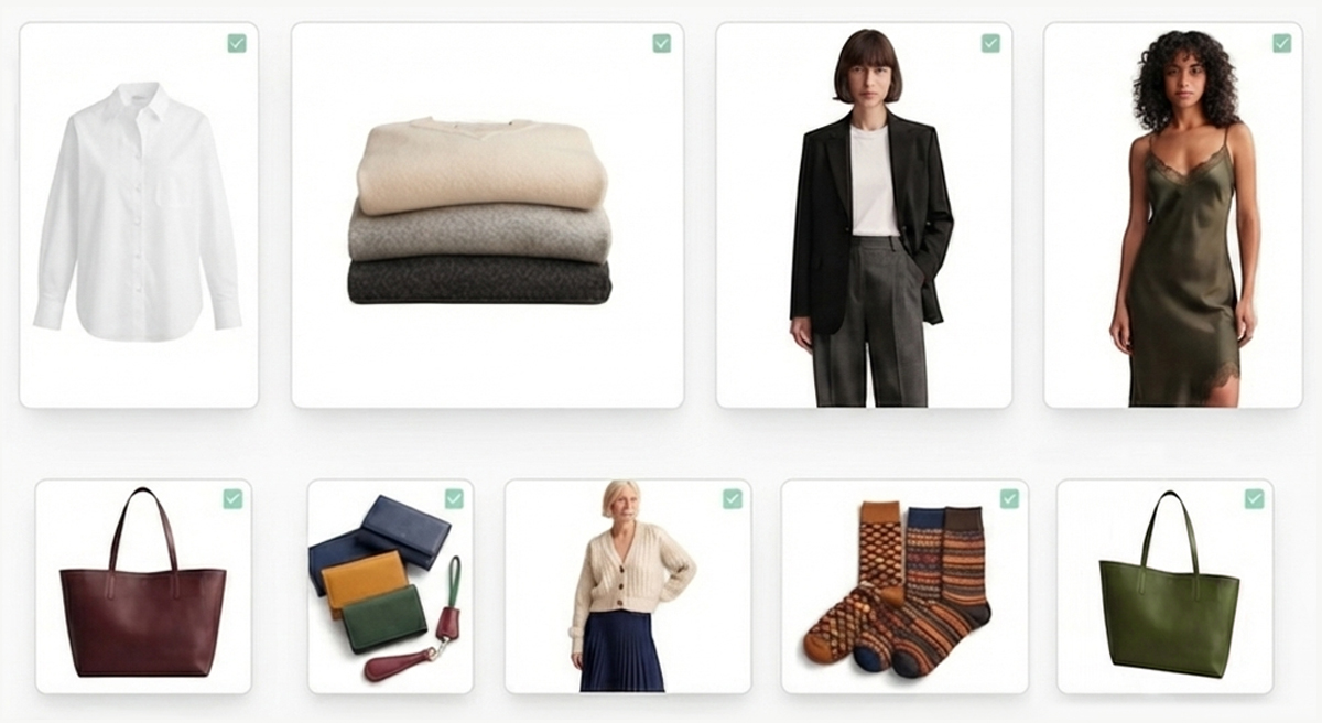 Consistent fashion photo editing for a seasonal collection